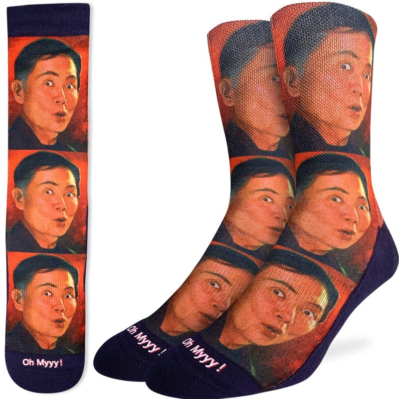 Good Luck Sock Men's George Takei Socks, Adult, Shoe Size 8-13 - Image 2